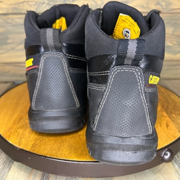 349. CAT Caterpillar Men’s Threshold Waterproof Steel Toe Work Boot 8.5 - Picture 4 of 6